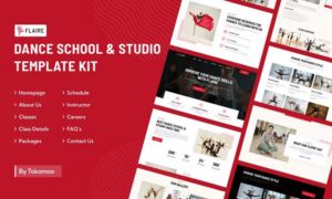 Flaire | Dance School & Studio Elementor Template Kit