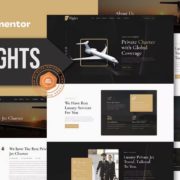 Flights – Private Jets Elementor Template Kit