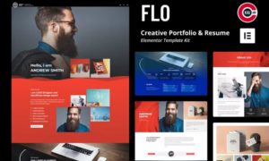 FLO – Creative Portfolio & Resume Template Kit