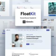 FloatKit – Personal Resume Elementor Template Kit