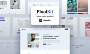 FloatKit – Personal Resume Elementor Template Kit