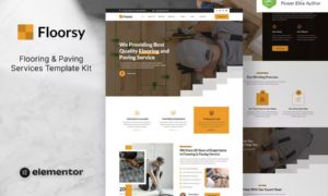 Floorsy – Flooring & Paving Services Elementor Template Kit