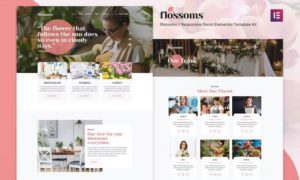 Flossom – Flower Shop Elementor Template Kit