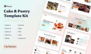 Floury | Cake & Pastry Elementor Template Kit