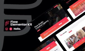 Flow – Creative Agency Business Elementor Template Kit