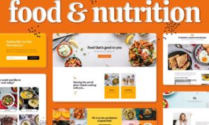 Food & Nutrition Elementor Template Kit