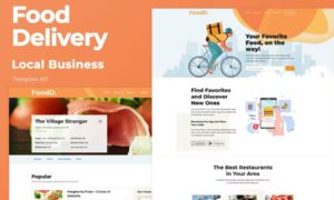 FoodDelivery – Local Business Elementor Template Kit