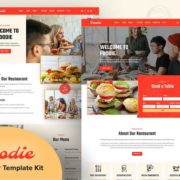 Foodie – Fast Food Elementor Template Kit