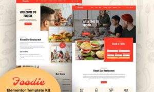 Foodie – Fast Food Elementor Template Kit