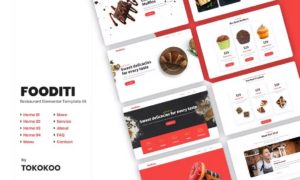 Fooditi | Restaurant & Cafe Elementor Template Kit