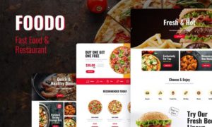 Foodo – Fast Food & Pizza Elementor Template Kit