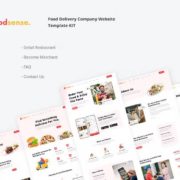 FoodSense | Food Delivery Elementor Template Kit