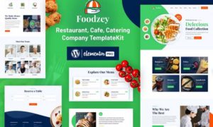 Foodzey – Restaurant Elementor Template Kit