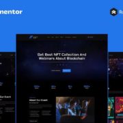 Fortynes – NFTs Conference Elementor Pro Full Site Template