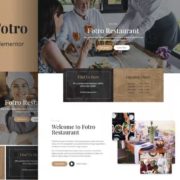 Fotro – Food & Restaurant Elementor Template Kit