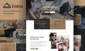 Fotro – Food & Restaurant Elementor Template Kit