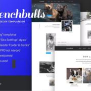Frenchbulls – Dog Breeder Elementor Template Kit
