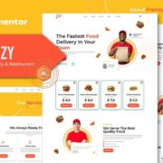 Frenzy – Food Delivery & Restaurant Elementor Template Kit