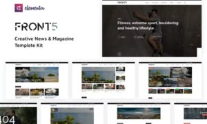 FrontFive – Creative News & Magazine Template Kit