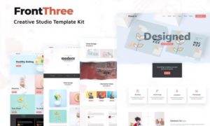 FrontThree – Creative Studio Template Kit