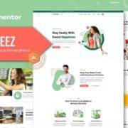 Fruteez – Healthy Food & Drinks Brand Elementor Template Kit