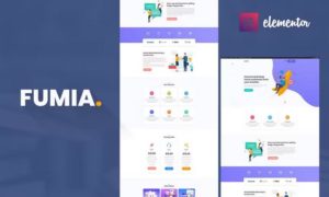 Fumia – Startup Agency Elementor Template Kit