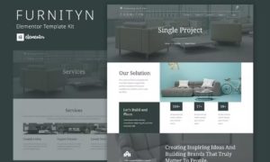 Furnityn – Interior Design Elementor Kit Template