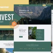 Garvest – Nature Cottages Elementor Template Kit