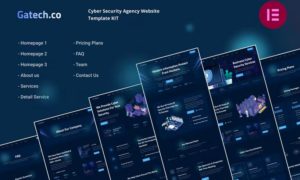 Gatech | Cyber Security & IT Management Elementor Template Kit