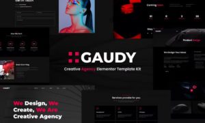 Gaudy – Dark Digital Agency Elementor Template Kit