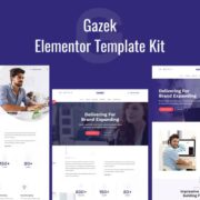 Gazek – Agency Portfolio Elementor Template Kit