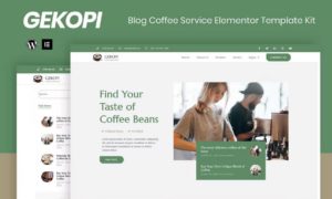 Gekopi – Coffee Shop Blog Elementor Template Kit