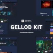 Gellod – Esport Gaming Elementor Template Kit