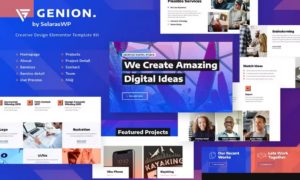 Genion – Creative Digital Agency Elementor Template Kit