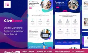 Give Boost – Digital Marketing Agency Elementor Template Kit