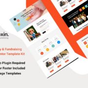 Givoxin – Charity Elementor Template Kit