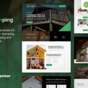 Glamping – Luxury Camping & Campground Elementor Template Kit