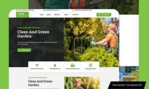 Gnome – Lawn & Garden Care Services Elementor Template Kit