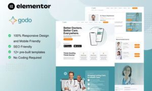 Godo – Doctor & Medical Saas Elementor Template Kit