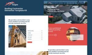 Gogos – Roofing Contractor Elementor Template Kit