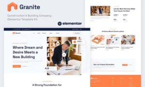 Granite – Construction & Building Company Elementor Template Kit