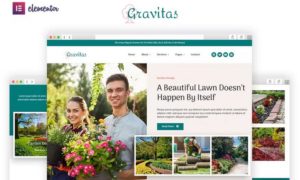 Gravitas – Garden & Landscape Design Elementor Template Kit