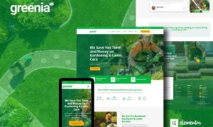 Greenia – Landscape & Gardening Elementor Template Kit