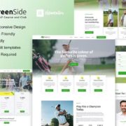 Greenside – Golf Club & Academy Elementor Template Kit