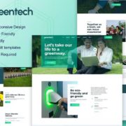 GreenTech – Green Technology Services Elementor Template Kit