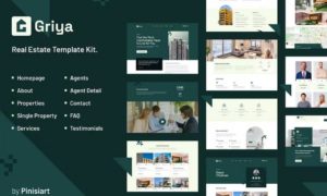 Griya – Apartment & Single Property Real Estate Elementor Template Kit