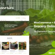 Growceries – Food & Grocery Store Elementor Template Kit
