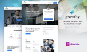 Growthy – Growth Hacking & Marketing Agency Elementor Template Kit