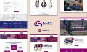 Gueni – Business Solution Elementor Template Kit