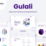 Gulali – Creative Portfolio Elementor Template Kit